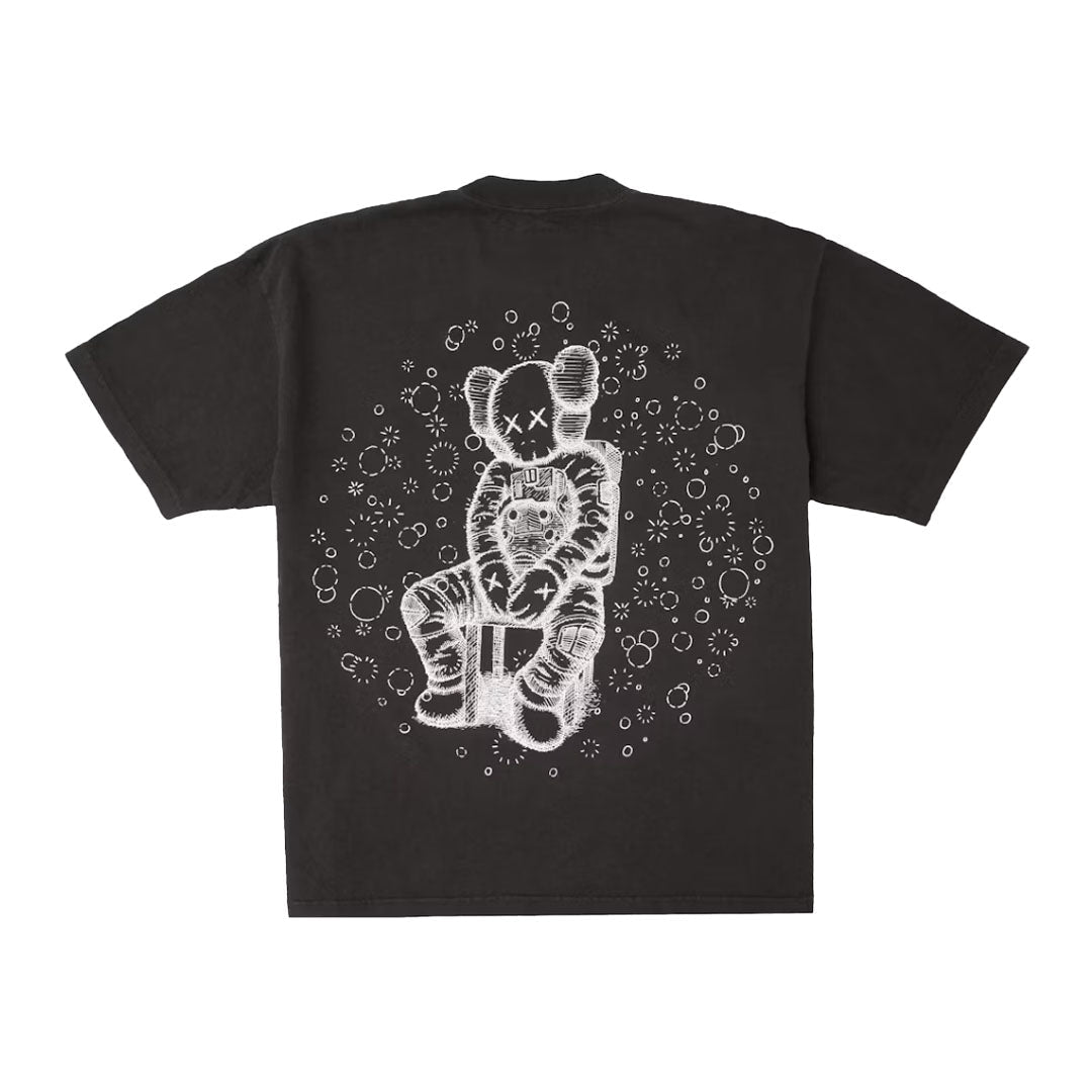 KAWS For Kid Cudi Moon Man GID Tee Vintage Black by Kaws - NWAHype 1 for streetwear T-Shirts in USA