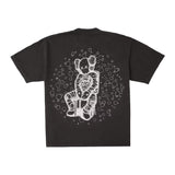 KAWS For Kid Cudi Moon Man GID Tee Vintage Black by Kaws - NWAHype 1 for streetwear T-Shirts in USA