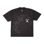 KAWS For Kid Cudi Moon Man GID Tee Vintage Black by Kaws - NWAHype 1 for streetwear T-Shirts in USA