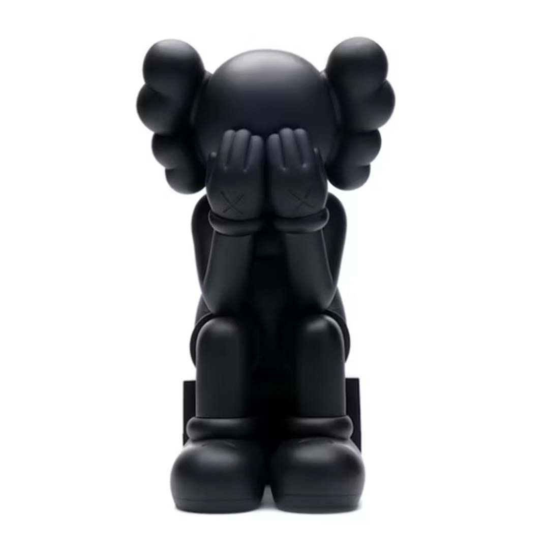 KAWS Passing Through Open Edition Vinyl Figure Black by Kaws - NWAHYPE No.1 for streetwear Accessories in USA
