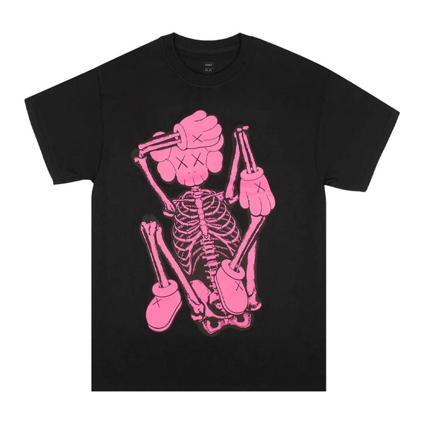 KAWS Skeleton New Fiction Bone Tee 'Black' by Kaws - NWAHype 1 for streetwear T-Shirts in USA