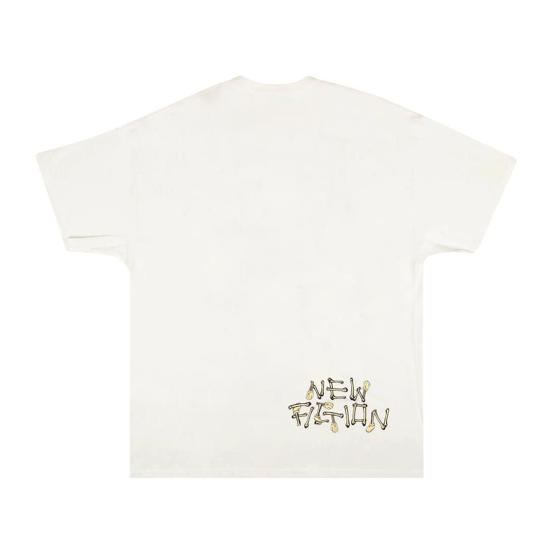 KAWS Skeleton New Fiction Bone Tee 'White' by Kaws - NWAHype 1 for streetwear T-Shirts in USA