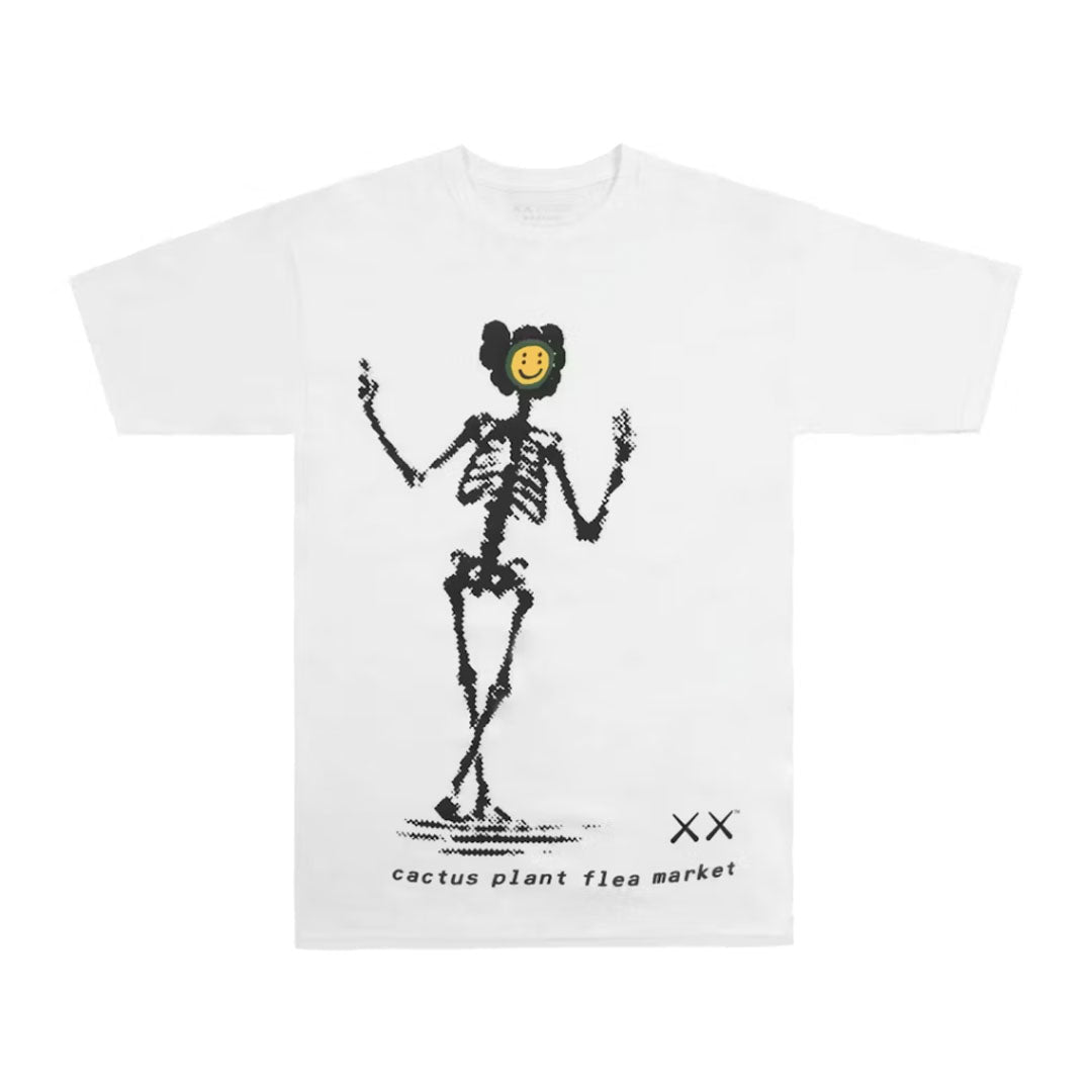 KAWS x Cactus Plant Flea Market Tee White by Kaws - NWAHype 1 for streetwear T-Shirts in USA