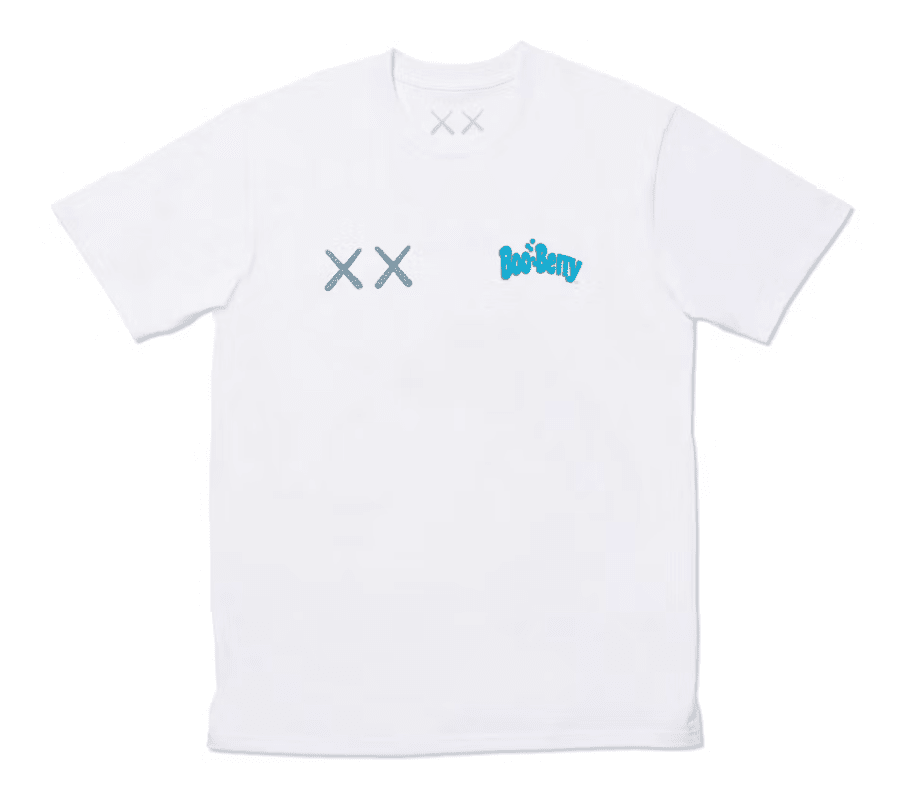 KAWS x Monsters Boo Berry Tee White by Kaws - NWAHype 1 for streetwear T-Shirts in USA