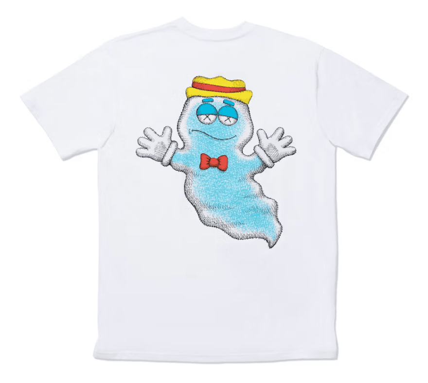 KAWS x Monsters Boo Berry Tee White by Kaws - NWAHype 1 for streetwear T-Shirts in USA