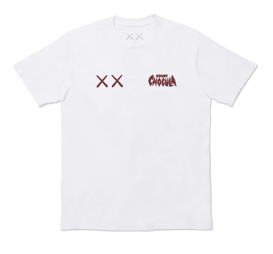 KAWS x Monsters Count Chocula Tee White by Kaws - NWAHype 1 for streetwear T-Shirts in USA