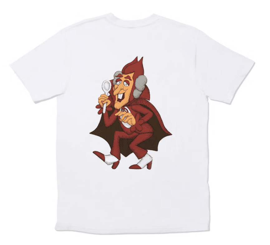 KAWS x Monsters Count Chocula Tee White by Kaws - NWAHype 1 for streetwear T-Shirts in USA
