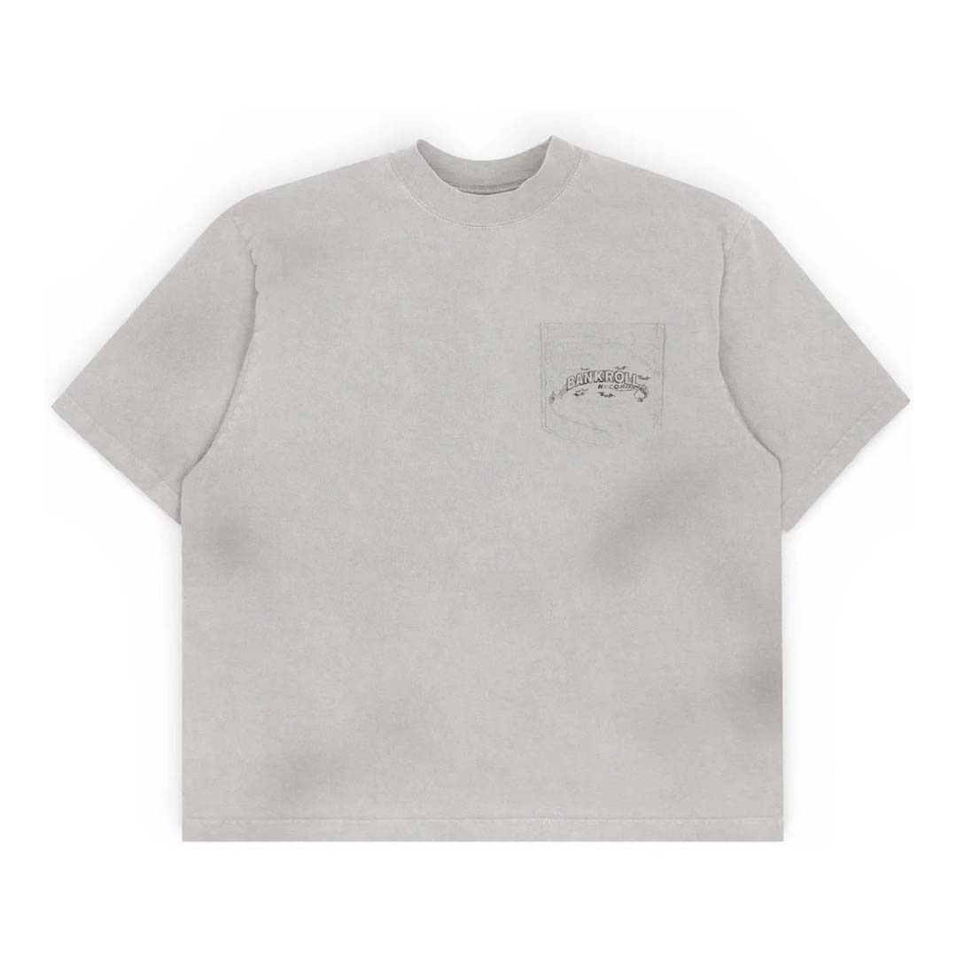 Killtec Bankroll Records Tee Faded Grey by Killtec - NWAHype No.1 for streetwear T-Shirts in USA