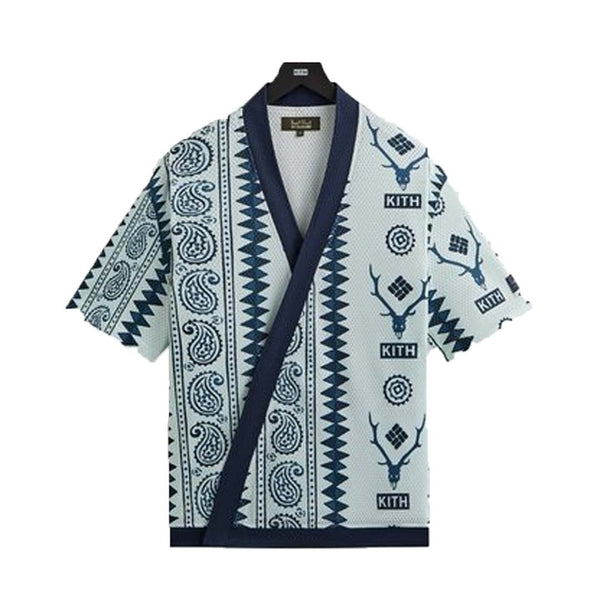 Kith South2 West8 Indigo Columbia Snap Shirt by Kith - NWAHYPE No.1 for streetwear T-Shirts in USA