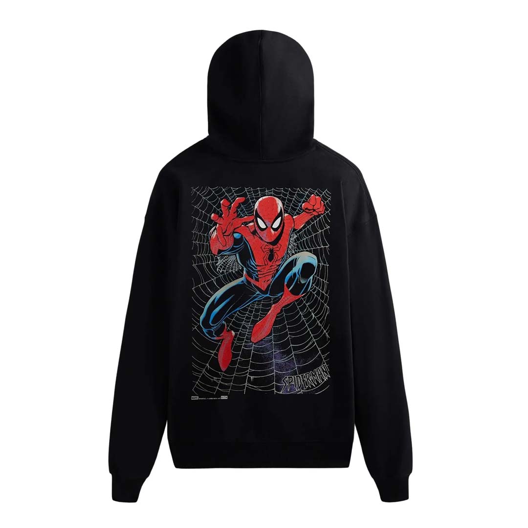 Kith Spider Man Hoodie Black – NWAHYPE
