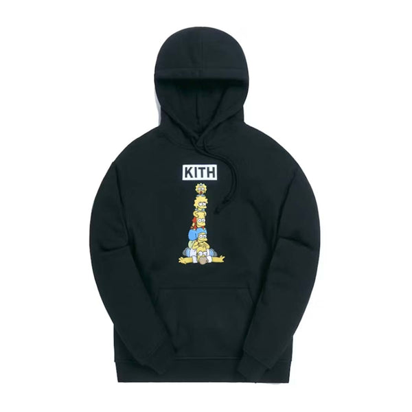 Kith The Simpsons Family Stack Hoodie Black by Kith - NWAHYPE No.1 for streetwear Hoodies in USA