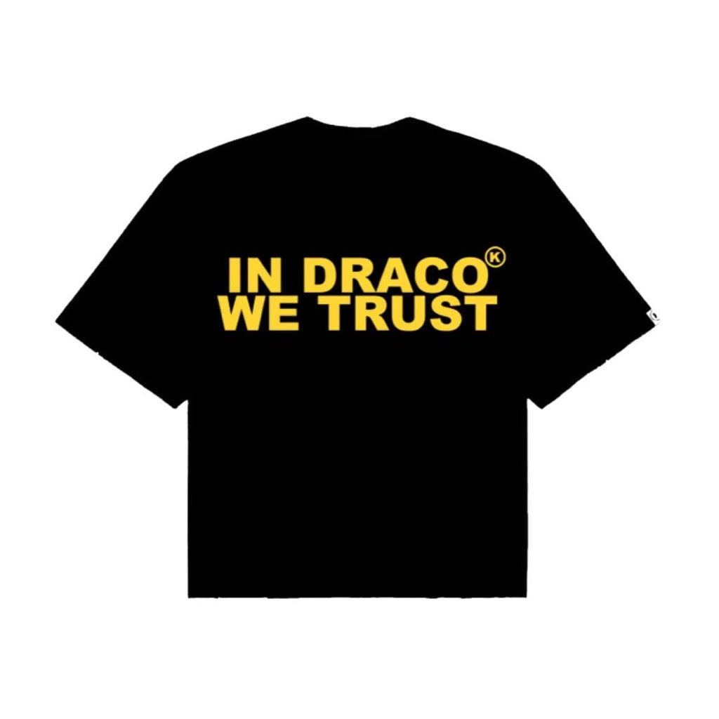 Kixkz In Draco We Trust Tee Black Yellow by Kixkz Clothing - NWAHYPE No.1 for streetwear T-Shirts in USA