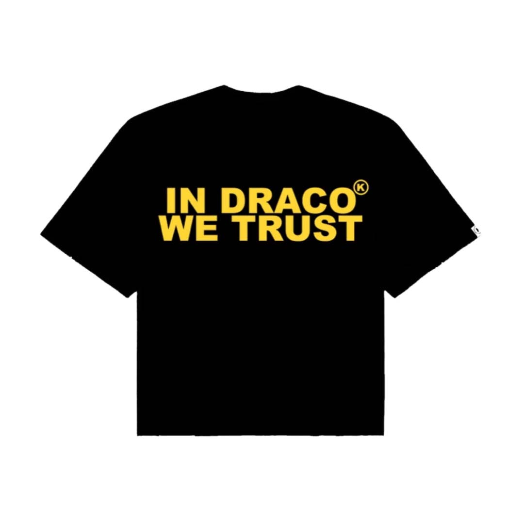 Kixkz In Draco We Trust Tee Black Yellow by Kixkz Clothing - NWAHYPE No.1 for streetwear T-Shirts in USA