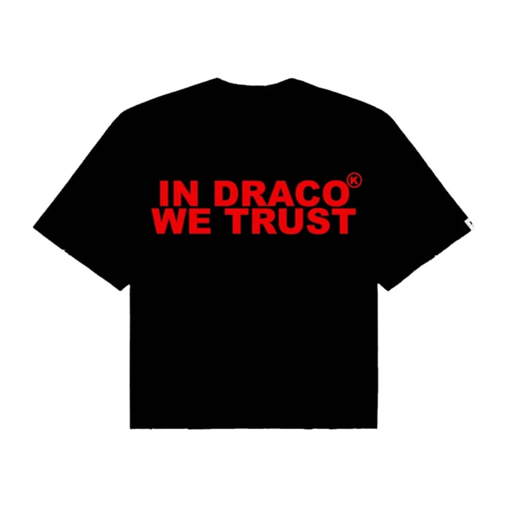 Kixkz In Draco We Trust Tee Black/Red by Kixkz Clothing - NWAHYPE No.1 for streetwear T-Shirts in USA