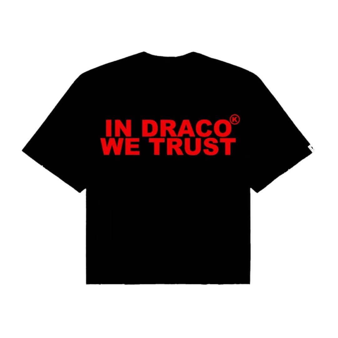 Kixkz In Draco We Trust Tee Black/Red by Kixkz Clothing - NWAHYPE No.1 for streetwear T-Shirts in USA