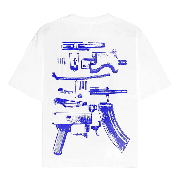 Kixkz In Draco We Trust Tee White Blue by Kixkz Clothing - NWAHYPE No.1 for streetwear T-Shirts in USA