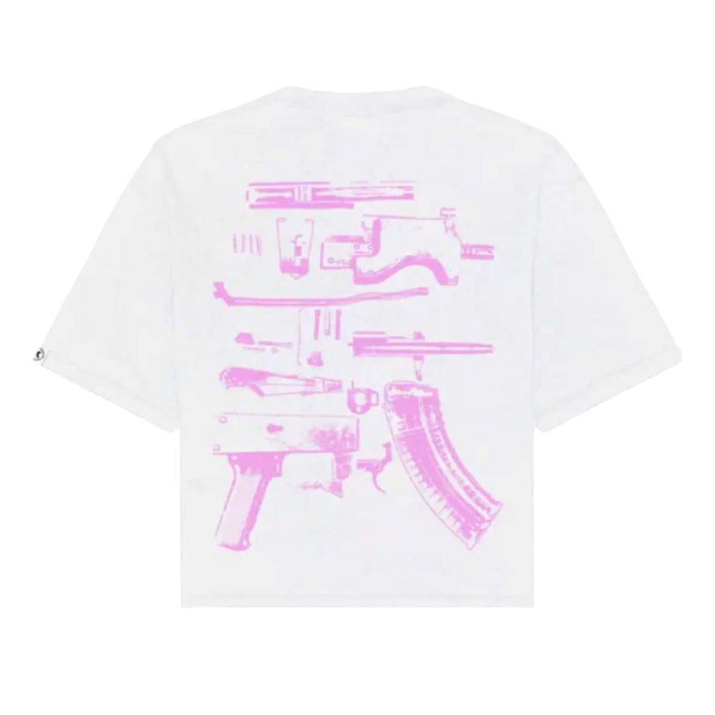 Kixkz In Glock We Trust Tee White Pink by Kixkz Clothing - NWAHYPE No.1 for streetwear T-Shirts in USA