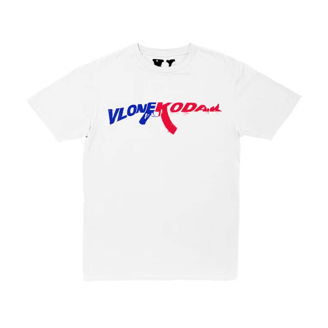Kodak Black x Vlone 47 T-shirt White by Vlone - NWAHype 1 for streetwear T-Shirts in USA