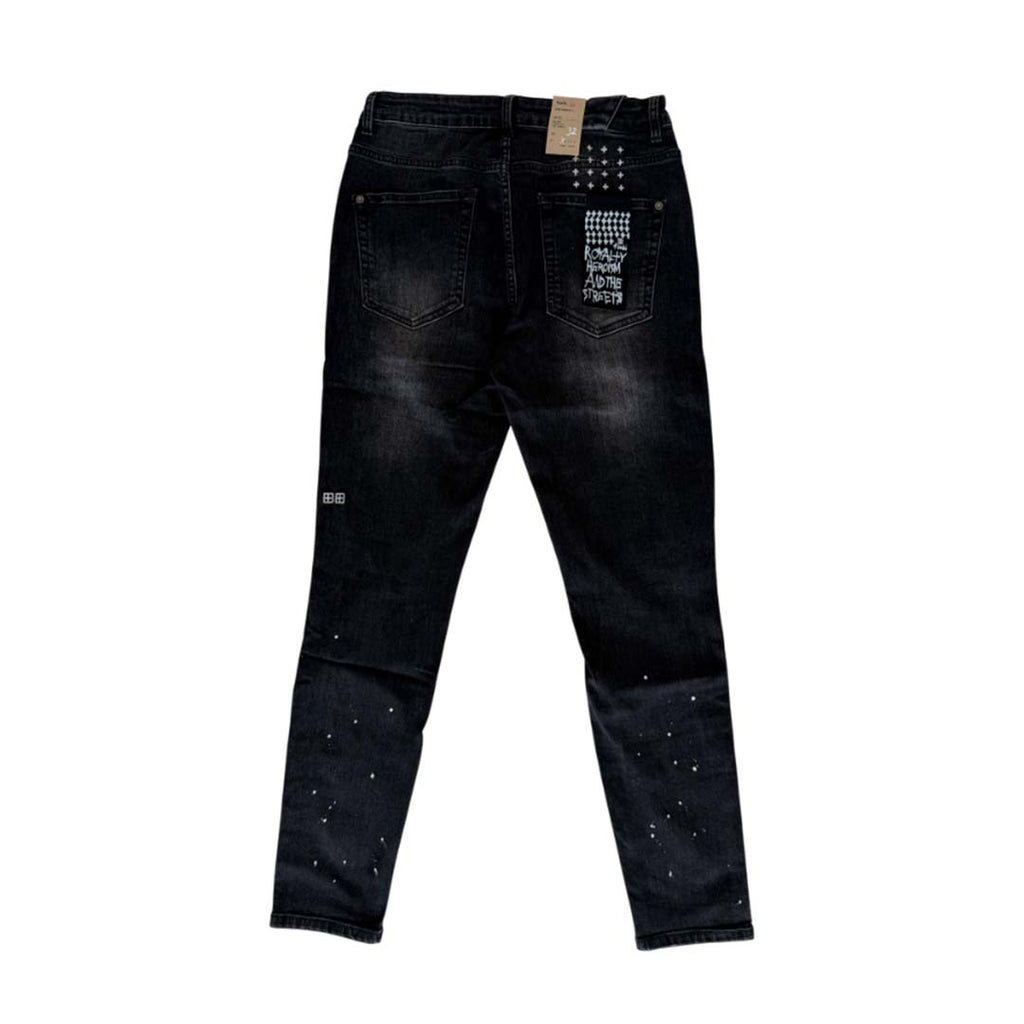Ksubi Van Winkle Ace Black Sliced Jeans Black by Ksubi - NWAHYPE No.1 for streetwear Pants in USA