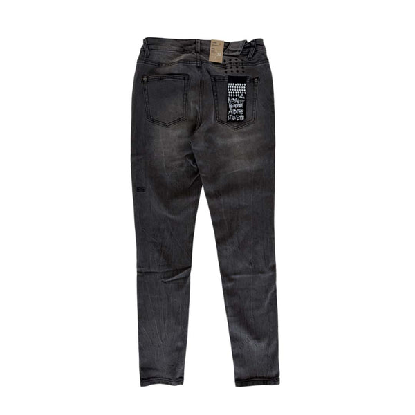 Ksubi Van Winkle Angst Thrashed Skinny Jeans Washed Black by Ksubi - NWAHYPE No.1 for streetwear Pants in USA