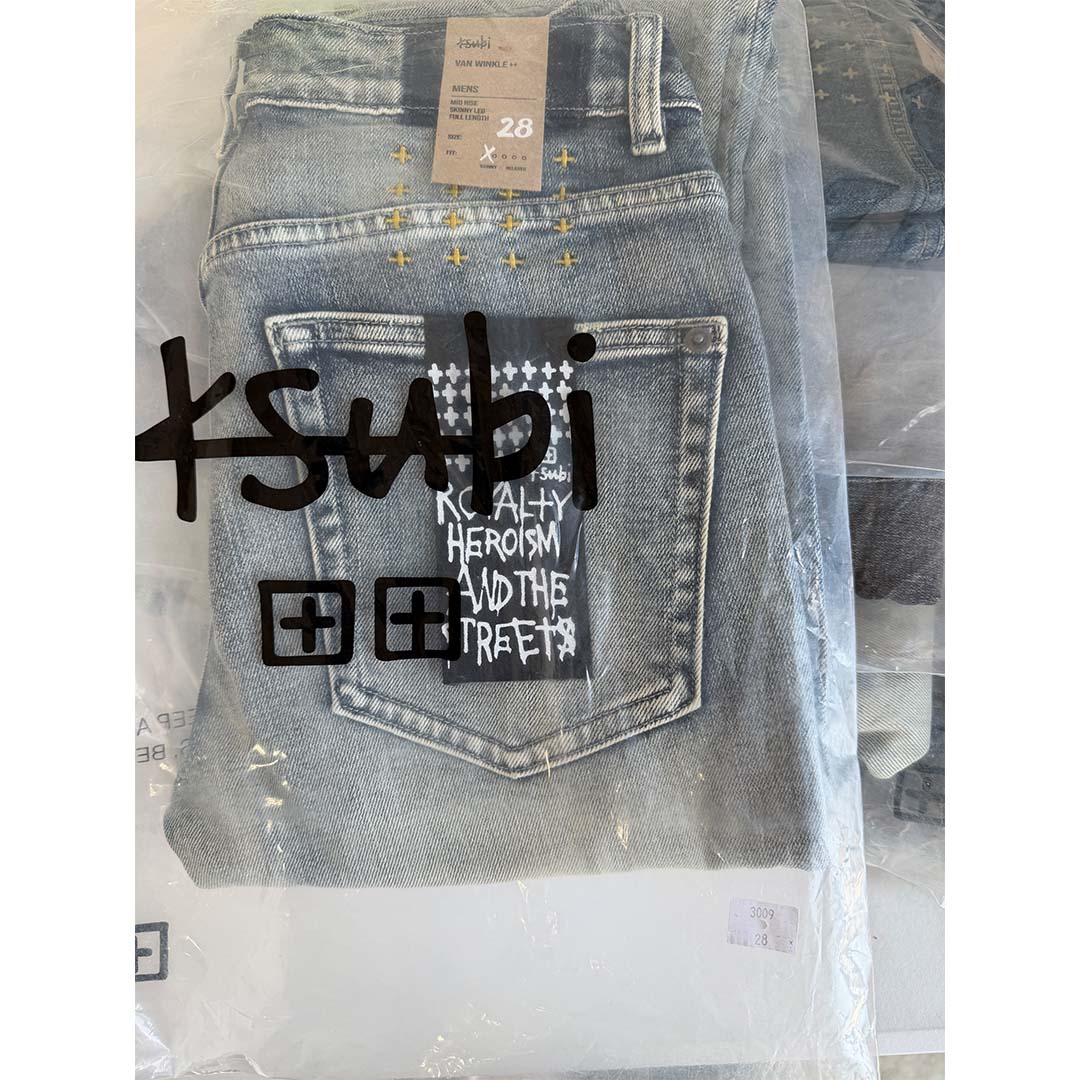 Ksubi Van Winkle Krystal Jeans Light Blue Wash by Ksubi - NWAHYPE No.1 for streetwear Pants in USA