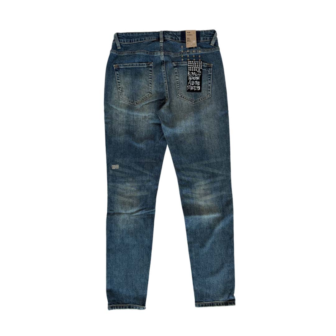 Ksubi Van Winkle Thrashed Jeans Blue Wash by Ksubi - NWAHYPE No.1 for streetwear Pants in USA