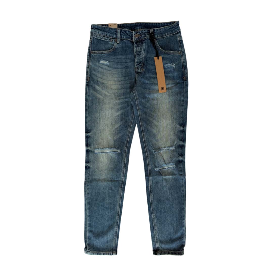 Ksubi Van Winkle Thrashed Jeans Blue Wash by Ksubi - NWAHYPE No.1 for streetwear Pants in USA