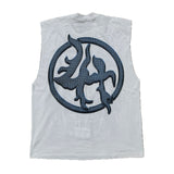 Lost Hills Flames Sleeveless Tee White by Lost Hills - NWAHype 1 for streetwear T-Shirts in USA