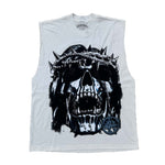 Lost Hills Flames Sleeveless Tee White by Lost Hills - NWAHype 1 for streetwear T-Shirts in USA