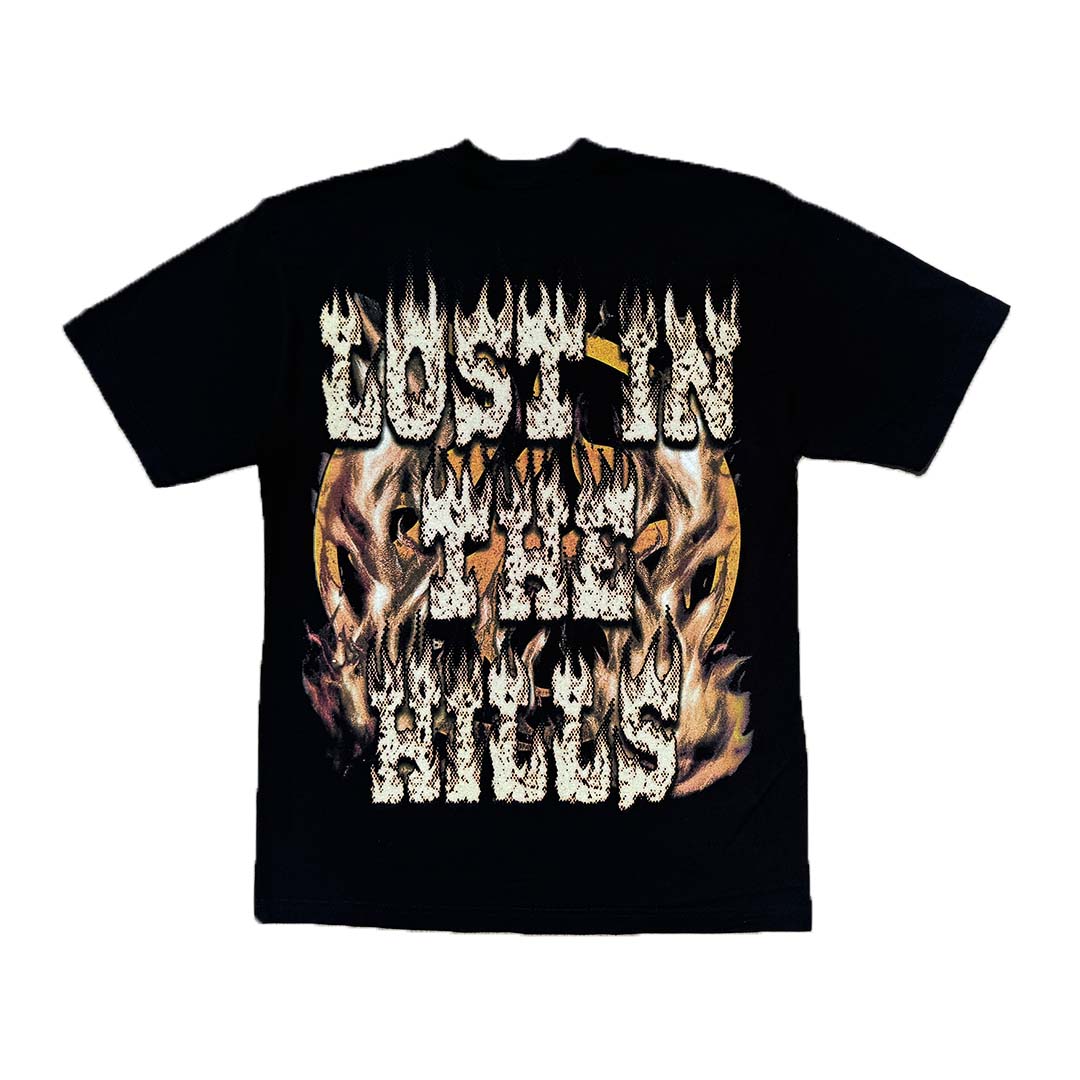 Lost Hills Flames Tee Black by Lost Hills - NWAHype 1 for streetwear T-Shirts in USA
