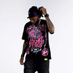 Lost Hills x Cough Syrup Head Tee Black by Lost Hills - NWAHype 1 for streetwear T-Shirts in USA