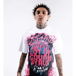 Lost Hills x Cough Syrup Head Tee White by Lost Hills - NWAHype 1 for streetwear T-Shirts in USA