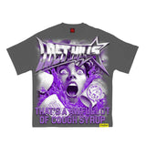 Lost Hills x Cough Syrup Scream Tee Grey by Lost Hills - NWAHype 1 for streetwear T-Shirts in USA