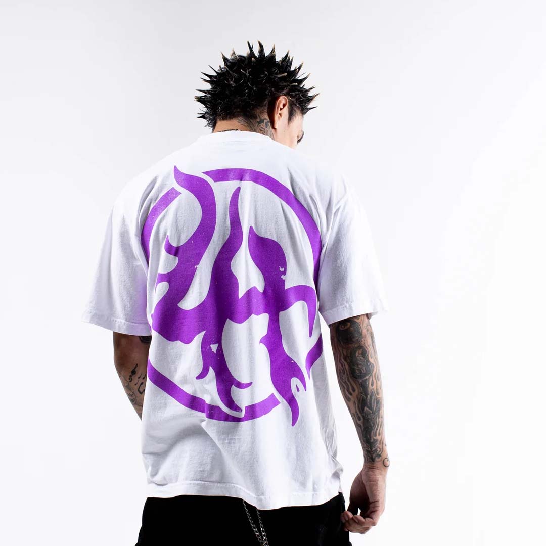 Lost Hills x Cough Syrup Scream Tee White by Lost Hills - NWAHype 1 for streetwear T-Shirts in USA