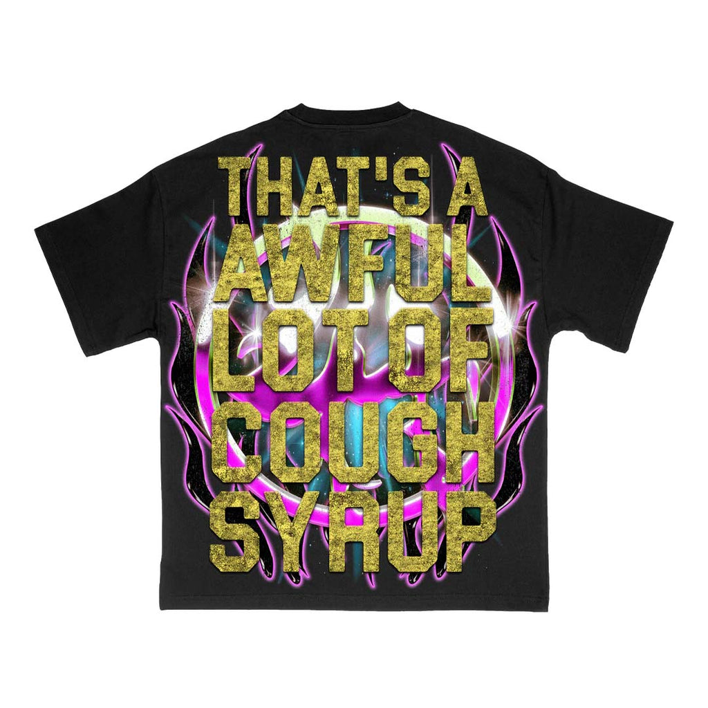Lost Hills x Cough Syrup Skull Tee Black by Lost Hills - NWAHype 1 for streetwear T-Shirts in USA