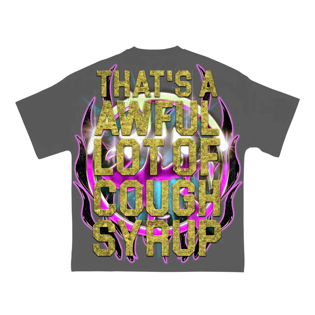 Lost Hills x Cough Syrup Skull Tee Grey by Lost Hills - NWAHype 1 for streetwear T-Shirts in USA