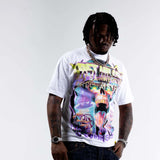 Lost Hills x Cough Syrup Skull Tee White by Lost Hills - NWAHype 1 for streetwear T-Shirts in USA