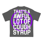 Lost Hills x Cough Syrup Spell Out Tee Grey by Lost Hills - NWAHype 1 for streetwear T-Shirts in USA