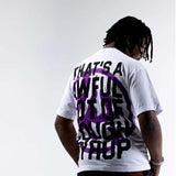 Lost Hills x Cough Syrup Spell Out Tee White by Lost Hills - NWAHype 1 for streetwear T-Shirts in USA