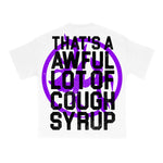 Lost Hills x Cough Syrup Spell Out Tee White by Lost Hills - NWAHype 1 for streetwear T-Shirts in USA