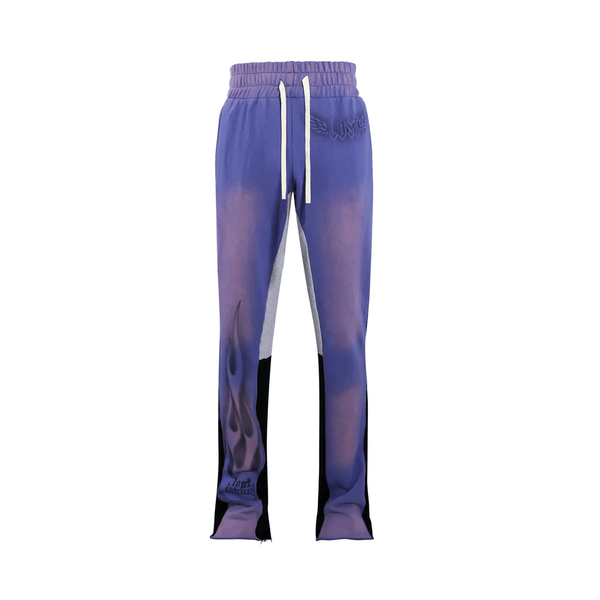 Lost Intricacy Lavender Flare Sweatpants by Lost Intricacy - NWAHYPE No.1 for streetwear Pants in USA