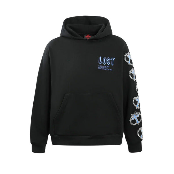 Lost Intricacy Mitt Hoodie Black Blue by Lost Intricacy - NWAHype 1 for streetwear Hoodies in USA