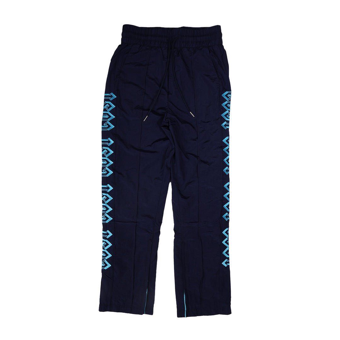 Lost Intricacy Navy Blue Track Pants by Lost Intricacy - NWAHype 1 for streetwear Pants in USA