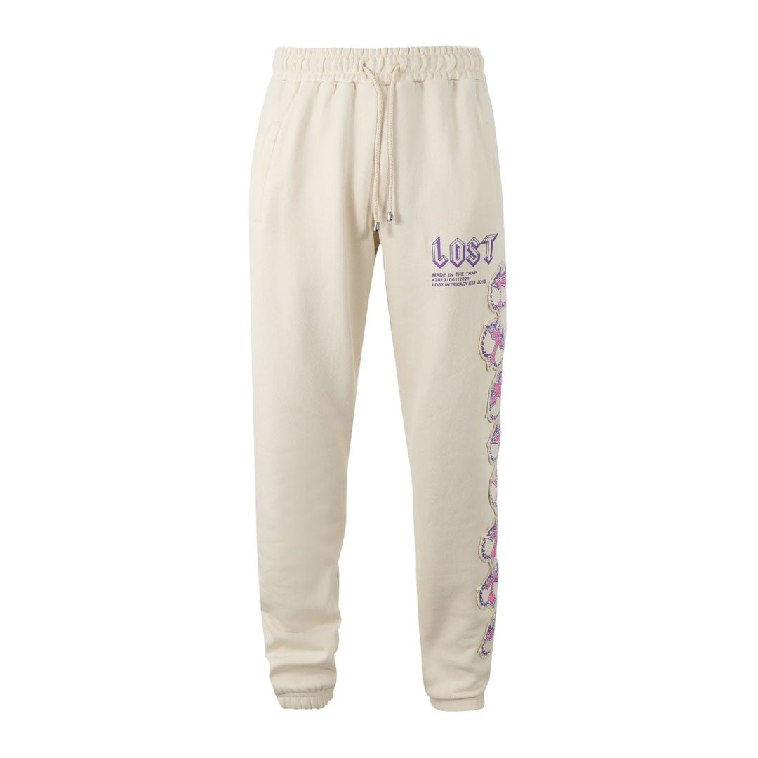 Lost Intricacy Sweatpants Cream Pink by Lost Intricacy - NWAHype 1 for streetwear Pants in USA
