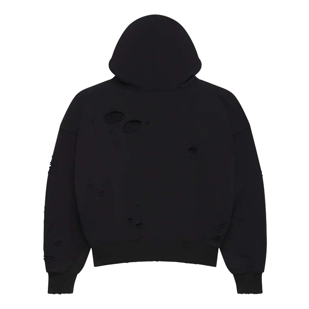 Lost Shadows Dstry Double Layer Hoodie Black by Lost Shadows - NWAHYPE No.1 for streetwear Hoodies in USA