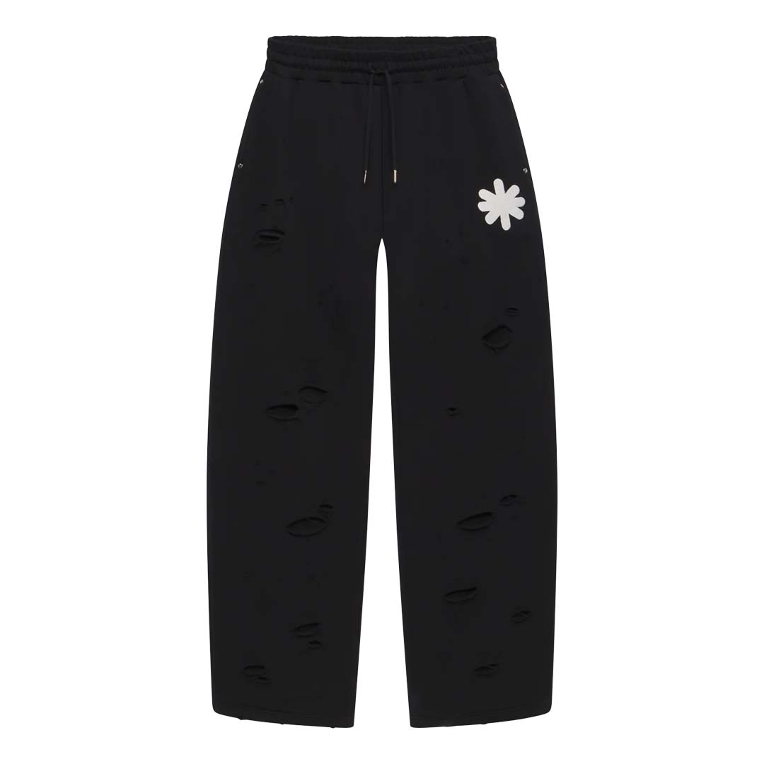 Lost Shadows Dstry Double Layer Sweatpants Black by Lost Shadows - NWAHYPE No.1 for streetwear Pants in USA