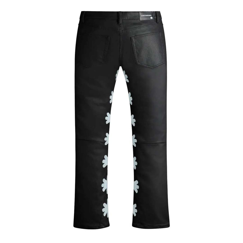 Lost Shadows Sun Logo Wax Pants Black Frost by Lost Shadows - NWAHYPE No.1 for streetwear Pants in USA