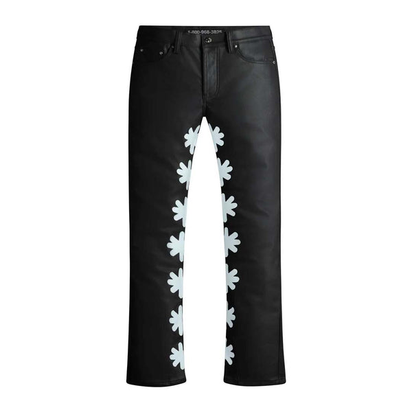 Lost Shadows Sun Logo Wax Pants Black Frost by Lost Shadows - NWAHYPE No.1 for streetwear Pants in USA
