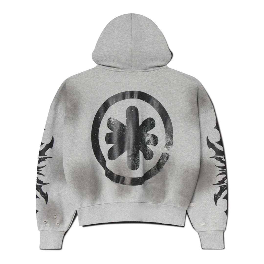 Lost Shdws Complexcon Zip Up Hoodie Dirty Grey by Lost Shadows - NWAHYPE No.1 for streetwear Hoodies in USA
