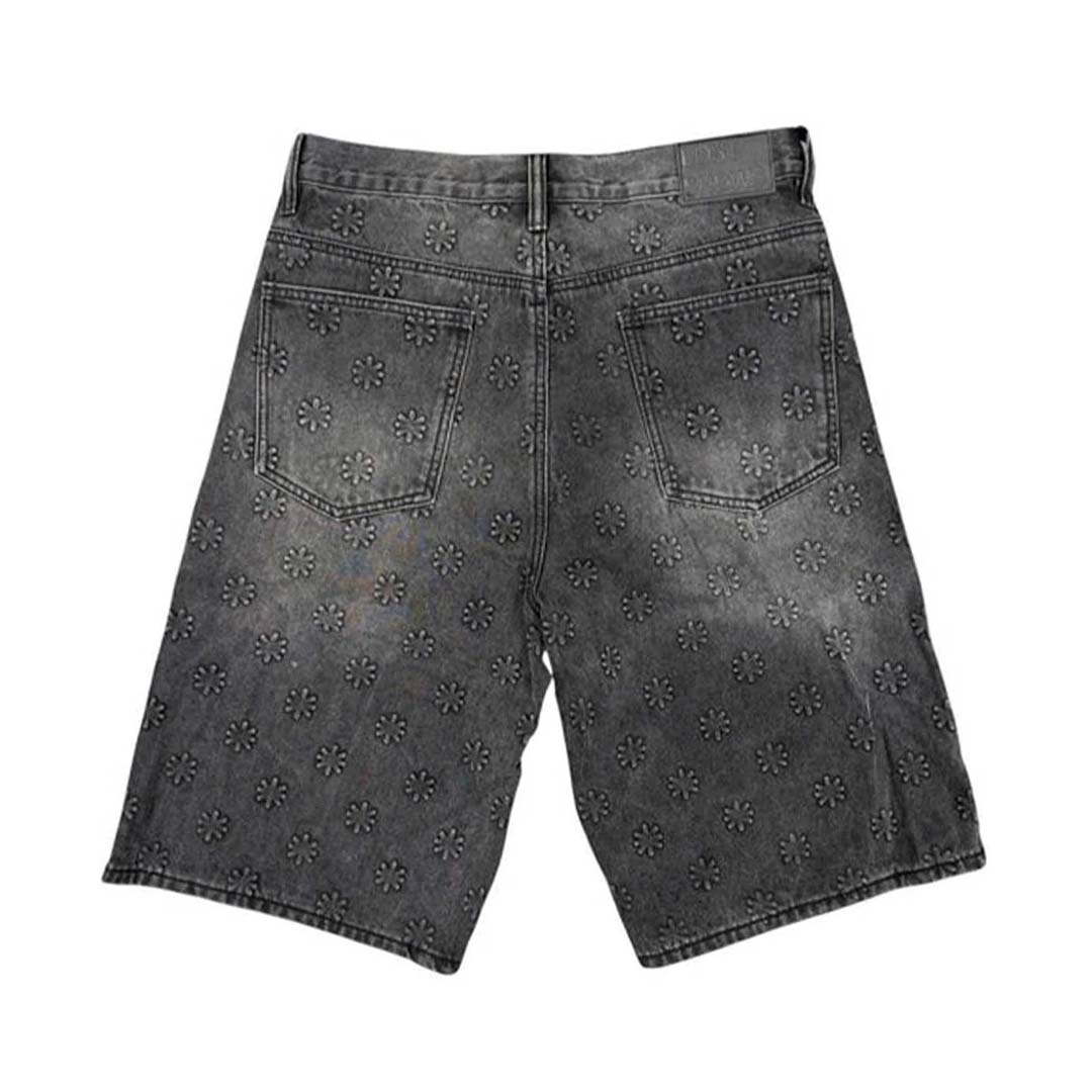 Lost Shdws Embossed Logo Washed Black by Lost Shadows - NWAHYPE No.1 for streetwear Shorts in USA
